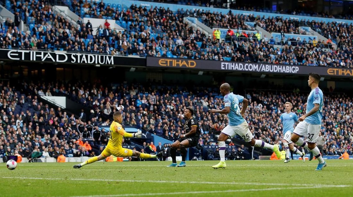 Manchester City dikalahkan Wolverhampton Wanderers 0-2 di lanjutan Liga Inggris (Foto: Andrew Yates/Reuters)