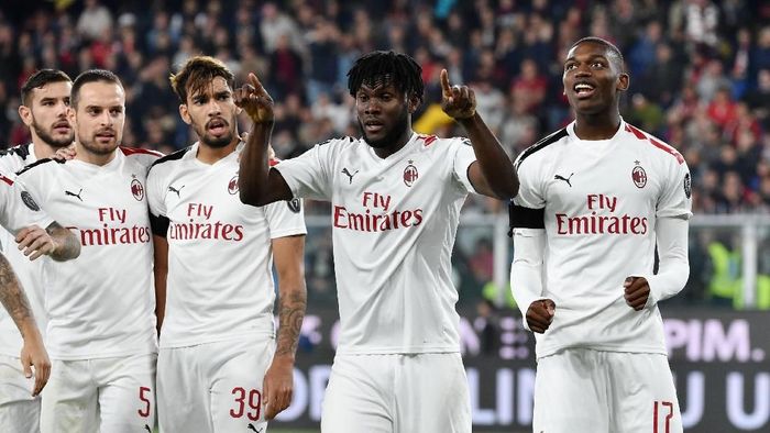 AC Milan menang 2-1 atas Genoa. (Foto: Paolo Rattini/Getty Images) AC Milan menang 2-1 atas Genoa. (Foto: Paolo Rattini/Getty Images)