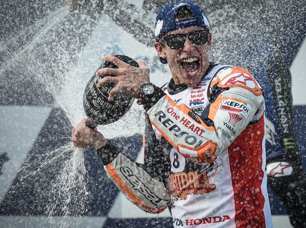 Segini Harta Marc Marquez, Juara MotoGP 2019 Segini Harta Marc Marquez, Juara MotoGP 2019