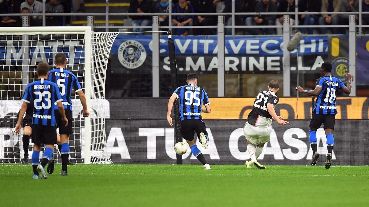 Inter Milan kalah dari Juventus karena kalah kualitas dan pengalaman. Foto: Daniele Mascolo / Reuters