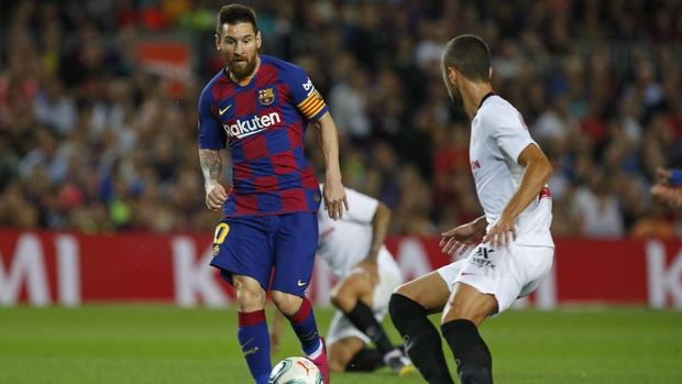 Barcelona menang 4-0 atas Sevilla di Liga Spanyol.