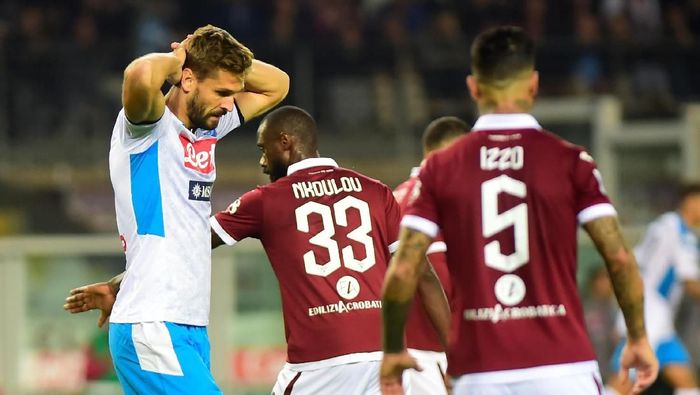 Napoli diimbangi Torino 0-0 dalam lanjutan Liga Italia. (Foto: Massimo Pinca / Reuters)