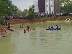 Tragis! Gara-gara Candaan Lempar Sepatu, 2 Mahasiswa Lampung Tewas Tenggelam