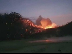 Kebakaran Lahan di Kawah Putih Diduga Gegara Puntung Rokok