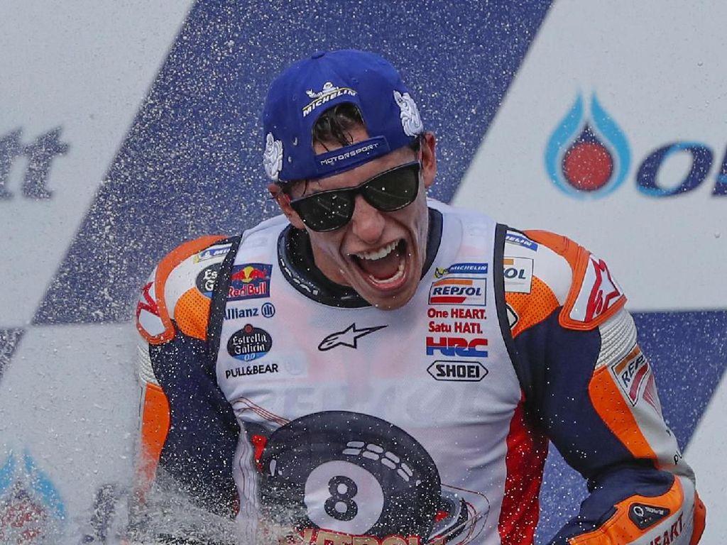 Marc Marquez Kunci Gelar Juara Dunia di Kota yang Bahagia Marc Marquez Kunci Gelar Juara Dunia di Kota yang Bahagia