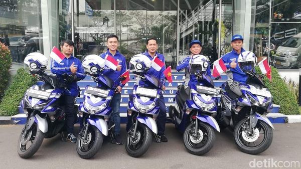 5 Bikers Yamaha Touring 5 Negara