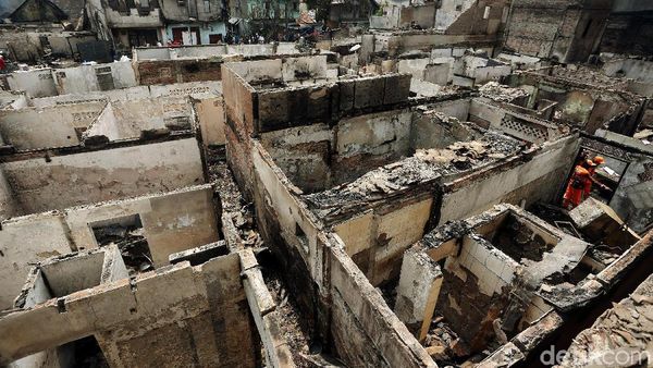 Penampakan Belasan Rumah di Taman Sari Ludes Terbakar