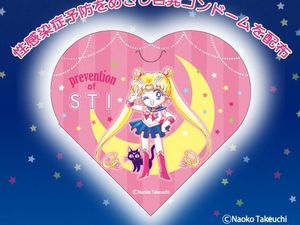 Percaya Kekuatan Bulan, Ini Kondom Sailor Moon dari Pemerintah Jepang