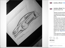Sketsa Mobil Sport hingga Sedan Esemka, Cocok Jadi Mobil Listrik?