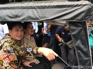 Saat Puan Jadi Sopir Pimpinan DPR Tinjau Kompleks Parlemen