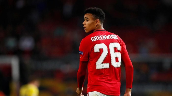 Soccer Football - Europa League - Group L - Manchester United v Astana - Old Trafford, Manchester, Britain - September 19, 2019  Manchester Uniteds Mason Greenwood during the match   Action Images via Reuters/Jason Cairnduff