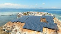 Penampakan PLTS yang Diresmikan Rini di Pulau Messa