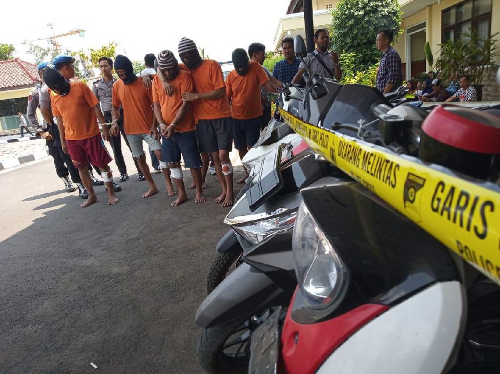 6 Pencuri Sepeda Motor Didor Polisi di Indramayu