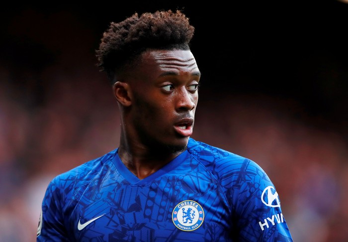 Soccer Football - Premier League - Chelsea v Brighton & Hove Albion - Stamford Bridge, London, Britain - September 28, 2019  Chelseas Callum Hudson-Odoi   Action Images via Reuters/Andrew Couldridge  EDITORIAL USE ONLY. No use with unauthorized audio, video, data, fixture lists, club/league logos or 