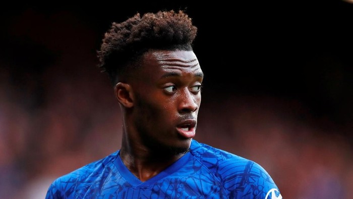 Soccer Football - Premier League - Chelsea v Brighton & Hove Albion - Stamford Bridge, London, Britain - September 28, 2019  Chelseas Callum Hudson-Odoi   Action Images via Reuters/Andrew Couldridge  EDITORIAL USE ONLY. No use with unauthorized audio, video, data, fixture lists, club/league logos or live services. Online in-match use limited to 75 images, no video emulation. No use in betting, games or single club/league/player publications.  Please contact your account representative for further details.