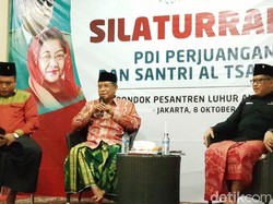 Dikunjungi Hasto, Ketum PBNU Harap Ada Menteri Urusan Pesantren