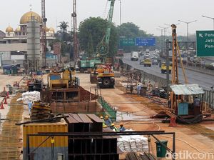 Penampakan Terkini Proyek Terowongan Kereta Cepat di Jatiwaringin
