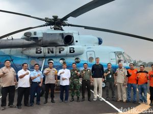 Helikopter Bom Air dari Riau Tiba di Bandung, Pemadaman di Kawah Putih Besok Helikopter Bom Air dari Riau Tiba di Bandung, Pemadaman di Kawah Putih Besok