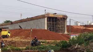 Penampakan Proyek Terowongan Tol Desari yang Ambruk
