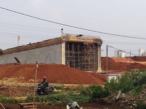 Penampakan Proyek Terowongan Tol Desari yang Ambruk Penampakan Proyek Terowongan Tol Desari yang Ambruk
