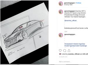 Kalau Desain Mobil Presiden Merek Esemka Kayak Gini Keren Nggak?