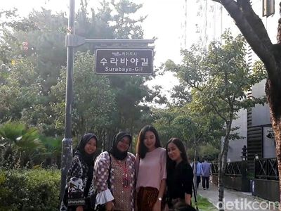 Foto: Saat Surabaya Diabadikan Jadi Nama Jalan di Korea