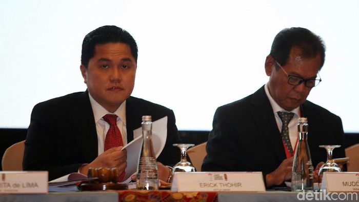 Erick Thohir beberkan niat untuk membeli Persis Solo, asal... (Agung Pambudhy/detikSport) Erick Thohir beberkan niat untuk membeli Persis Solo, asal... (Agung Pambudhy/detikSport)