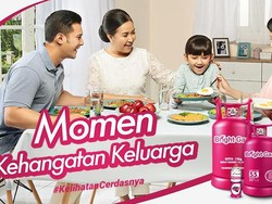 Pinky Menggemaskan, Tabung Gas Ini Jadi Teman Ibu yang Hobi Masak