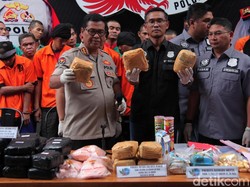 410 Pelaku Narkoba Ditangkap Polisi Selama Operasi Nila, 5 di Antaranya WNA