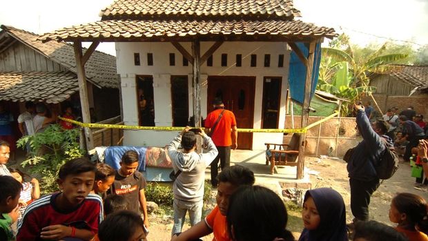 Rumah Fitria, istri pelaku penusukan Wiranto