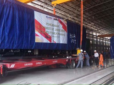 Lewat Tol Trans Jawa, LRT Jabodebek Diangkut ke Jakarta
