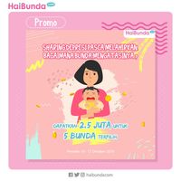 Berbagi Kiat Atasi Depresi Usai Melahirkan & Dapatkan Voucher Belanja