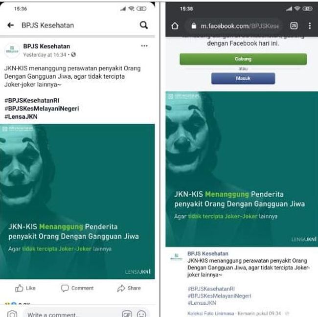 Berita YLBHI dan Pemerhati ODGJ Somasi Dirut BPJS Kesehatan terkait Postingan 'Joker' Selasa 2 Juni 2020 Berita YLBHI dan Pemerhati ODGJ Somasi Dirut BPJS Kesehatan terkait Postingan 'Joker' Selasa 2 Juni 2020