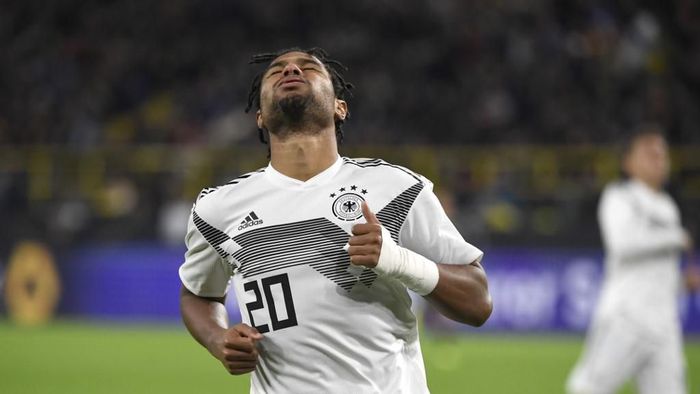 Serge Gnabry tengah tampil tajam di Timnas Jerman dan Bayern Munich (Ina FASSBENDER / AFP) Serge Gnabry tengah tampil tajam di Timnas Jerman dan Bayern Munich (Ina FASSBENDER / AFP)