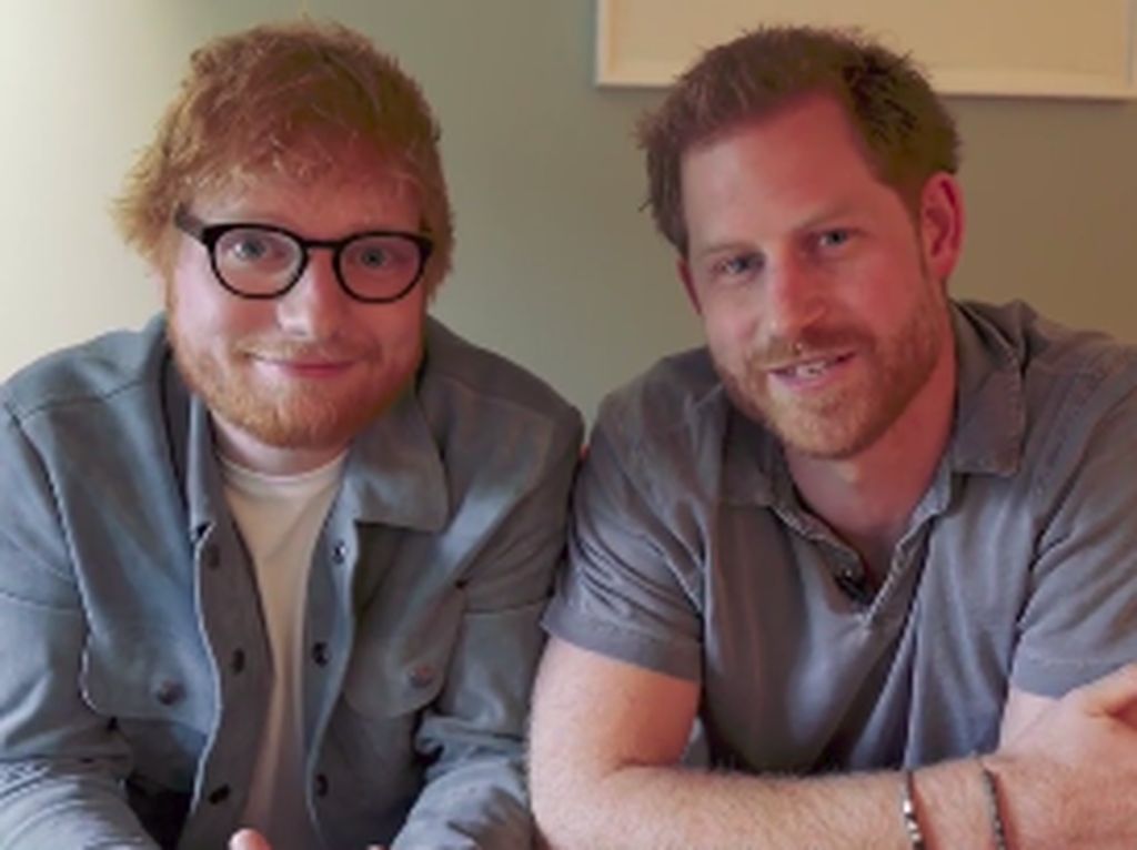 Pangeran Harry dan Ed Sheeran Bersatu untuk Kesehatan Mental di Dunia Pangeran Harry dan Ed Sheeran Bersatu untuk Kesehatan Mental di Dunia