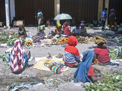 Aktivitas Pasar Sinakma Wamena Berangsur Normal