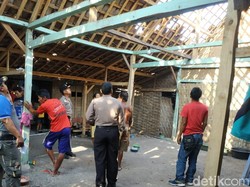 Atap 4 Rumah di Bojonegoro Melayang Diterbangkan Puting Beliung