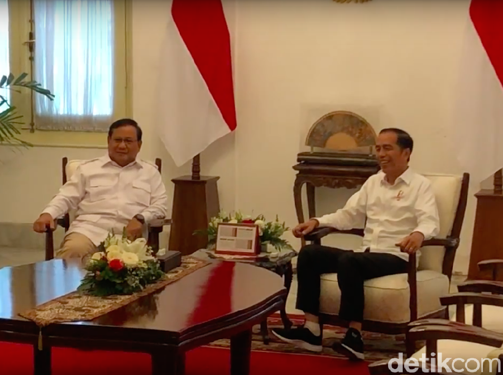 Bertemu Jokowi, Prabowo Dukung Pemindahan Ibu Kota