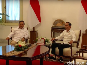 Temui Jokowi, Prabowo: Saya Dukung Gagasan Pindah Ibu Kota Temui Jokowi, Prabowo: Saya Dukung Gagasan Pindah Ibu Kota