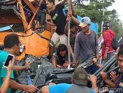 Sopir Korban Kecelakaan Beruntun di Sumut Berhasil Dievakuasi
