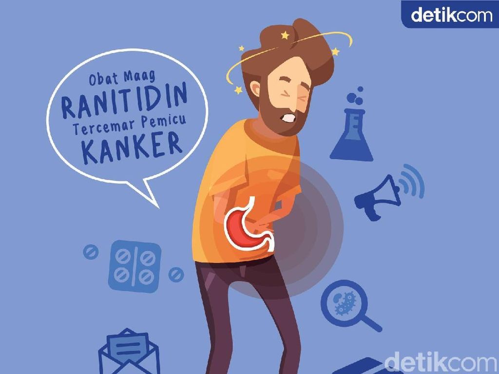 Obat Maag Ranitidin Ditarik, BPOM Umumkan Daftar Obat Pengganti Obat Maag Ranitidin Ditarik, BPOM Umumkan Daftar Obat Pengganti