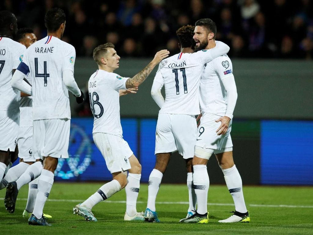 Kualifikasi Piala Eropa 2020: Gol Giroud Bawa Prancis Kalahkan Islandia 1-0 Kualifikasi Piala Eropa 2020: Gol Giroud Bawa Prancis Kalahkan Islandia 1-0