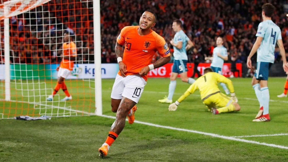 Belanda tak akan diperkuat Memphis Depay saat menghadapi Belarusia di Kualifikasi Piala Eropa 2020 (Foto: Andrew Boyers/Action Images via Reuters)