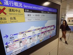 Topan Super Berlalu, Transportasi di Jepang Normal Lagi