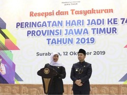 Hari Jadi Jawa Timur ke-74, Khofifah: Jatim Aman dan Kondusif