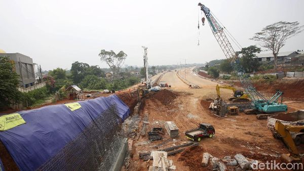 Serpong-Pamulang Lagi Dibangun Tol, Ini Penampakannya