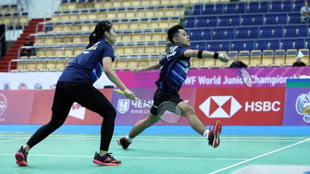 Leo/Indah Gagal di Final Kejuaraan Dunia Badminton Junior