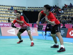 Ganda Putra Indonesia Raih Emas di Kejuaraan Dunia Bulutangkis Junior