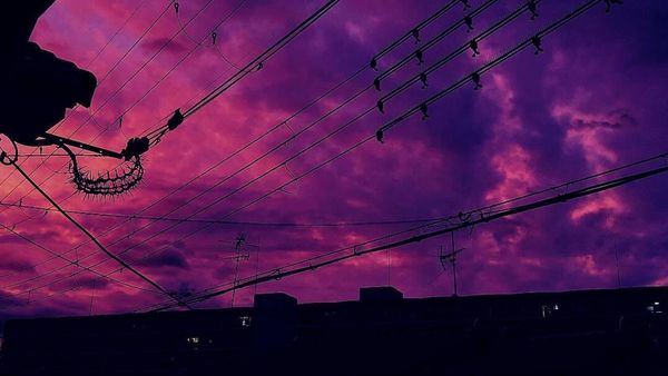 Foto: Langit Pink Jepang Sebelum Topan Super Datang