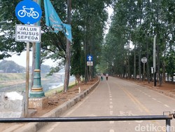 Nasib Jalur Sepeda di KBT yang Kini Jadi Tempat Pacaran Anak Jaktim